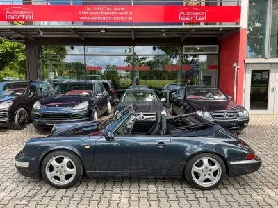 Gebraucht Porsche 911 Carrera 250 PS (183 kW) 1990 Blau (nachtblau metallic) Cabrio