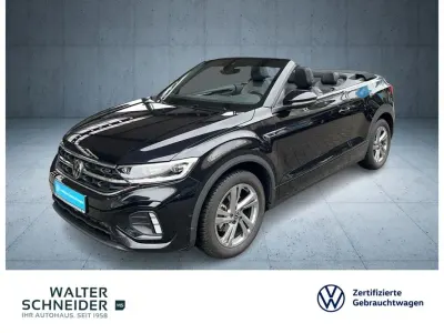 Gebraucht VW T-Roc Cabriolet R-line 150 PS (110 kW) 2025 Schwarz Cabrio