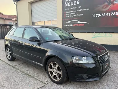 Gebraucht Audi A3 Sportback Ambition 140 PS (102 kW) 2008 Schwarz Kleinwagen