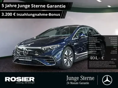 Gebraucht Mercedes EQS450+ Premium Plus 264 kW (360 PS) 2023 Blau / nautikblau Limousine