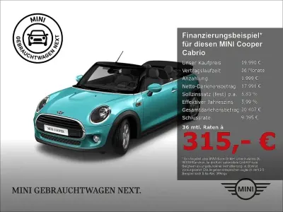 Gebraucht Mini Cooper Cabriolet Chili 136 PS (100 kW) 2019 Gruen Cabrio