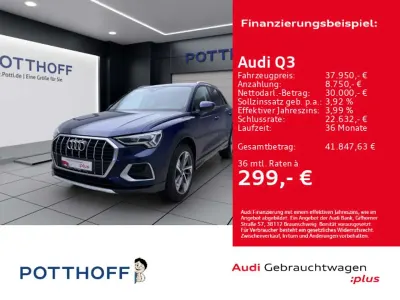 Gebraucht Audi Q3 Advanced Plus 150 PS (110 kW) 2025 Navarrablau metallic SUV