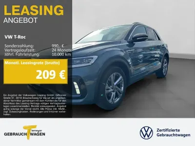 Second-hand VW T-Roc R-line 150 CP (110 kW) 2025 Albastru SUV