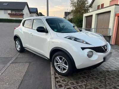 Gebraucht Nissan Juke N-TEC 117 PS (86 kW) 2013 Weiß SUV