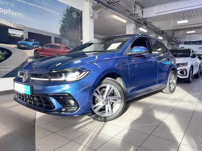 Second-hand VW Polo R-line 95 CP (69 kW) 2022 Albastru Berlinǎ
