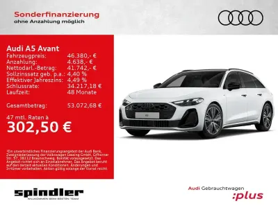 Gebraucht Audi A5 S-Line 204 PS (150 kW) 2025 Gletscherweiß metallic Kombi