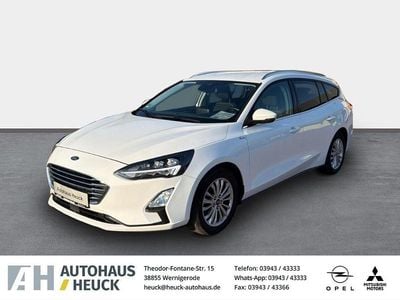 Gebraucht Ford Focus Titanium 125 PS (91 kW) 2020 Frostweiß Kombi
