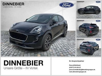 Obsidian schwarz metallic Gebraucht 2023 Ford Puma Titanium X SUV | 20.089 € (Guter Preis)