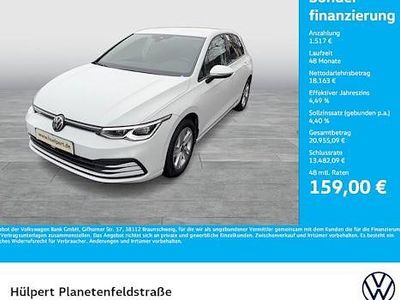 Usata VW Golf VIII Life 131 CV (96 kW) 2023 Bianco Berlina