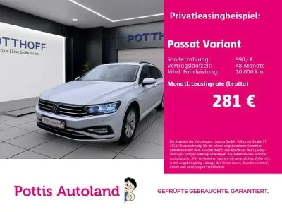 Gebraucht VW Passat Business 150 PS (110 kW) 2023 Gletscherweiß metallic Kombi