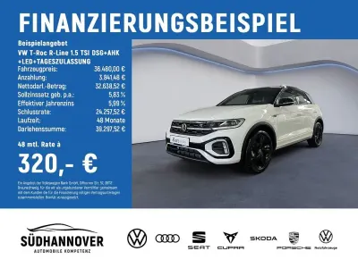 Neu VW T-Roc R-line 150 PS (110 kW) 2026 Weiß SUV
