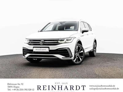 Pure white Gebraucht 2022 VW Tiguan Allspace R-line SUV | 34.525 € (Fairer Preis)