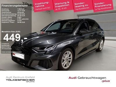 Gebraucht Audi A3 Sportback S-Line 110 PS (80 kW) 2024 Daytonagrau perleffekt (metallic) Kleinwagen
