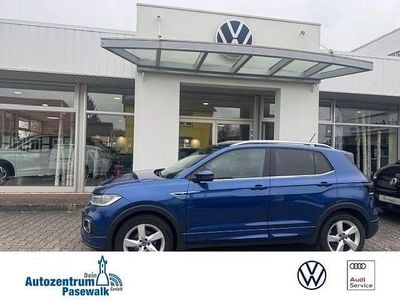 Gebraucht VW T-Cross Style 110 PS (80 kW) 2021 Reef blue metallic (metallic) SUV