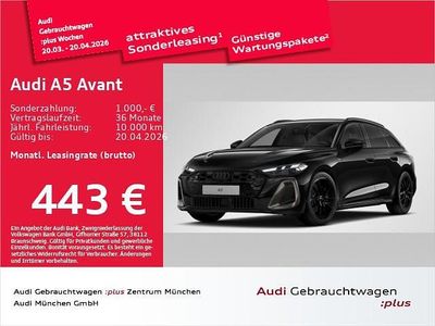 Gebraucht Audi A5 Edition .1 204 PS (150 kW) 2025 Schwarz Kombi