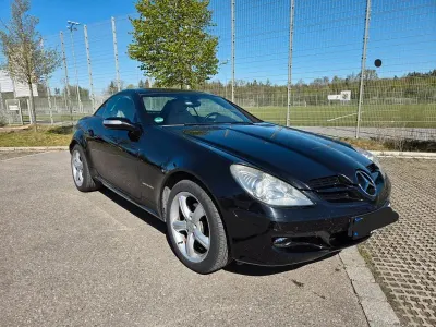 Brugt Mercedes SLK200 163 HK (119 kW) 2007 Sort Cabriolet