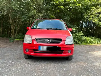 Gebraucht Opel Agila 75 PS (55 kW) 2001 Rot Van / Kleinbus