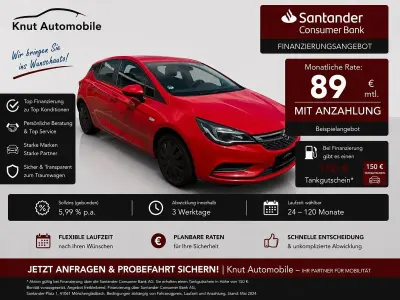 Gebraucht Opel Astra 125 PS (91 kW) 2016 Rot Limousine