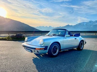 Gebraucht Porsche 911 Carrera Cabriolet 207 PS (152 kW) 1987 Silber Cabrio
