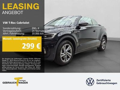 Usata VW T-Roc Cabriolet R-line 150 CV (110 kW) 2025 Nero Cabrio