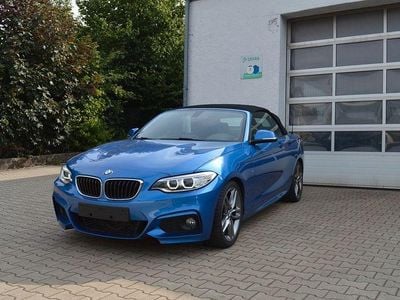 Brugt BMW 220 Performance 190 HK (139 kW) 2015 Blå Cabriolet