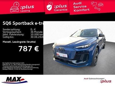 Neu Audi SQ6 Sportback e-tron Ambiente 359 kW (489 PS) 2025 Ascariblau metallic SUV