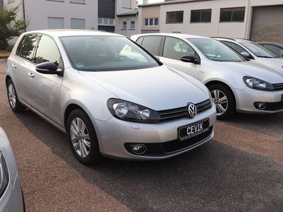 gebraucht VW Golf VI 1.2 TSI Match*1.Hand*Leder*SHZ*MFL*TEMPO