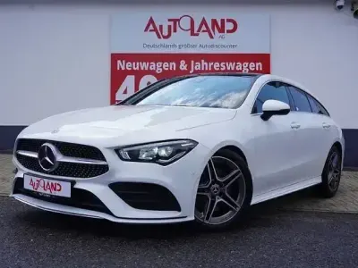 Gebraucht Mercedes CLA200 AMG line 163 PS (119 kW) 2020 Polarweiss Coupé