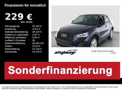 Gebraucht Audi Q2 Advanced Plus 150 PS (110 kW) 2025 Navarrablau metallic SUV