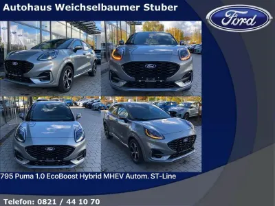 Ny Ford Puma ST-Line 125 HK (91 kW) 2025 Hvid SUV