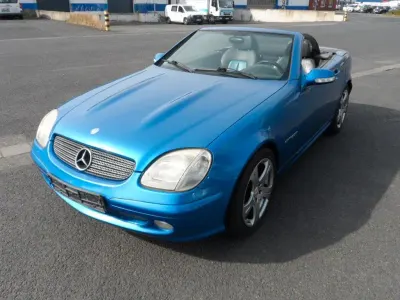 Gebraucht Mercedes SLK200 165 PS (121 kW) 2002 Blau Cabrio