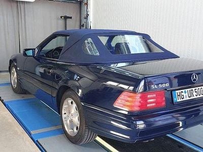 Gebraucht Mercedes SL500 320 PS (235 kW) 1995 Blau Cabrio