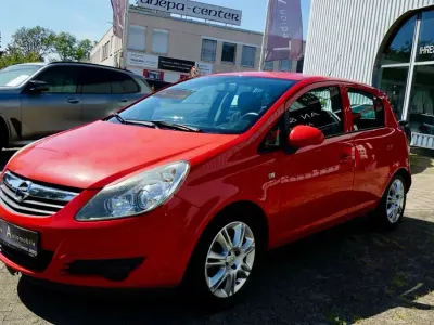 Gebraucht Opel Corsa Edition 90 PS (66 kW) 2008 Rot Kleinwagen