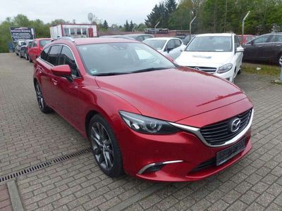 gebraucht Mazda 6 Kombi Sports-Line Aut. Navi Allu 1.Hand top