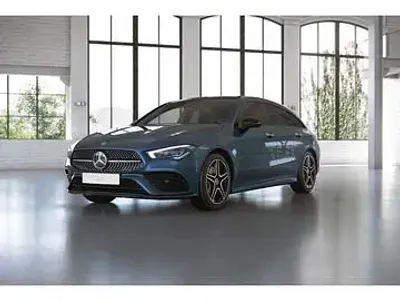 Gebraucht Mercedes CLA200 Shooting Brake AMG line 163 PS (119 kW) 2021 Blau Kombi