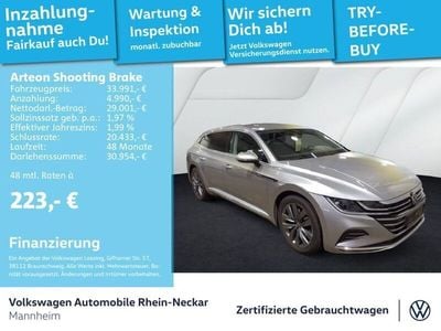 Gebraucht VW Arteon Elegance 150 PS (110 kW) 2024 Pyritsilber metallic Kombi