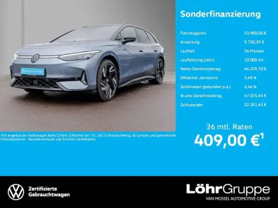 Gebraucht VW ID.7 GTX 250 kW (340 PS) 2025 Stonewashed blue metallic Kombi