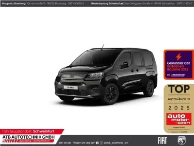 Neu Fiat Qubo Icon 110 PS (80 kW) 2026 Schwarz Van / Kleinbus