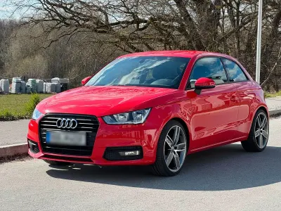 Używany Audi A1 S-Line 95 KM (69 kW) 2017 Czerwony Hatchback