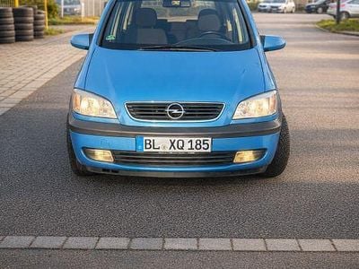 Gebraucht Opel Zafira Edition 125 PS (91 kW) 2001 Blau Van / Kleinbus