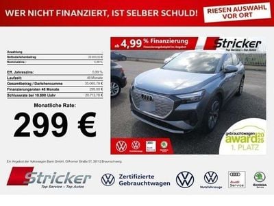 Gebraucht Audi e-tron 150 kW (204 PS) 2023 Geysirblau metallic (metallic) SUV
