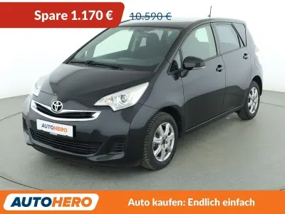 Gebraucht Toyota Verso-S Life 99 PS (72 kW) 2015 Schwarz Van / Kleinbus