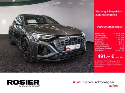 Gebraucht Audi Q8 e-tron S-Line 300 kW (408 PS) 2024 Daytonagrau perleffekt SUV
