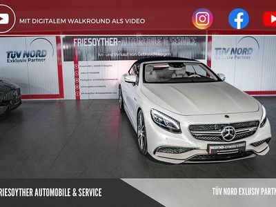 Weiß Gebraucht 2018 Mercedes S63 AMG AMG Cabrio | 139.990 €
