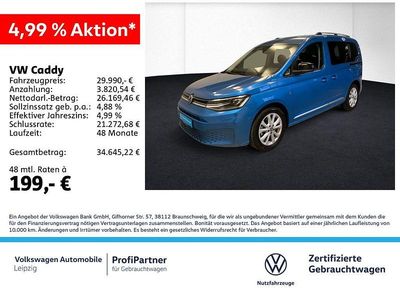 Gebraucht VW Caddy Style 116 PS (85 kW) 2024 Blau Van / Kleinbus
