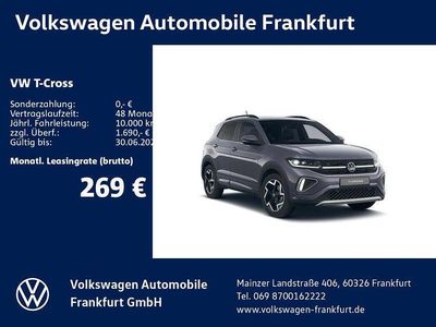Neu VW T-Cross R-line 116 PS (85 kW) 2026 Grau SUV