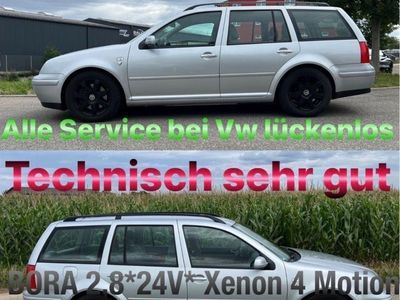 gebraucht VW Bora 2,8L. VR6 24V,Xenon* 4Motion*4x4 Allrad V6 Golf Kl.Kombi