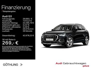 Gebraucht Audi Q3 Advanced 150 PS (110 kW) 2025 Schwarz SUV