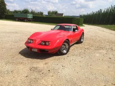 Gebraucht Corvette C3 286 PS (210 kW) 1975 Rot Cabrio