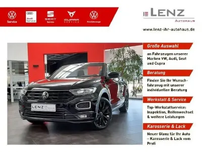 Gebraucht VW T-Roc Cabriolet R-line 150 PS (110 kW) 2021 Deep black perleffekt Cabrio